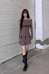 YANYAN KNITS Cotton necklace with stone and charm YYK-YYW24-1832A-PINSE-F Colorblock YYK-YYW24-1851